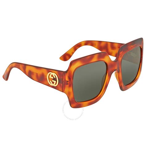gucci brown women square sunglasses